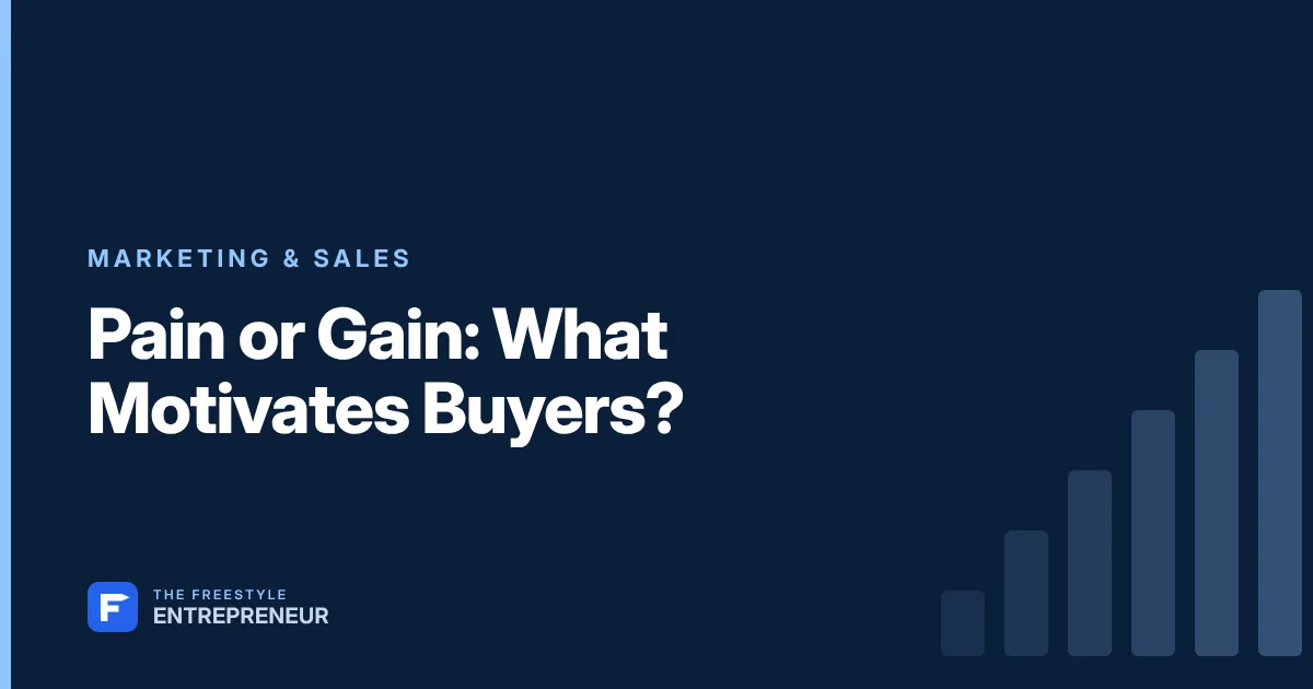 Pain or Gain: What Motivates Buyers?