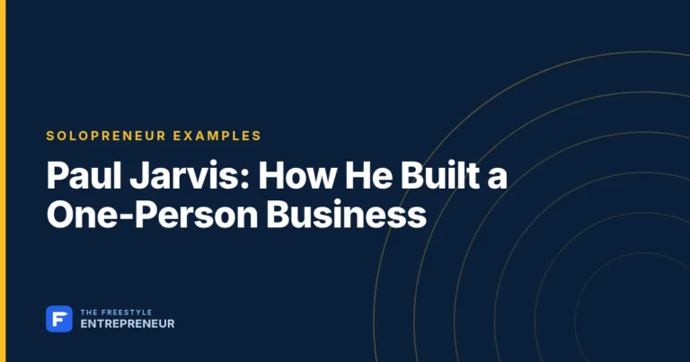 Paul Jarvis: How He Built a One-Person Business