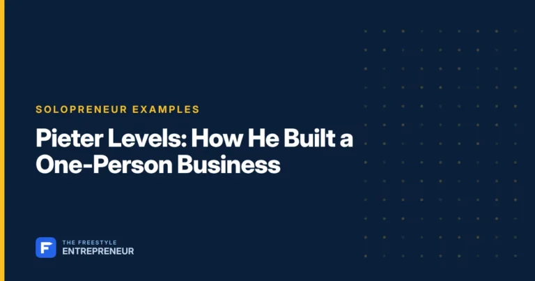 Pieter Levels: How He Built a One-Person Business