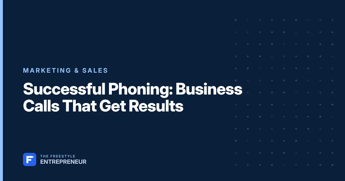 Successful Phoning: Business Calls That Get Results