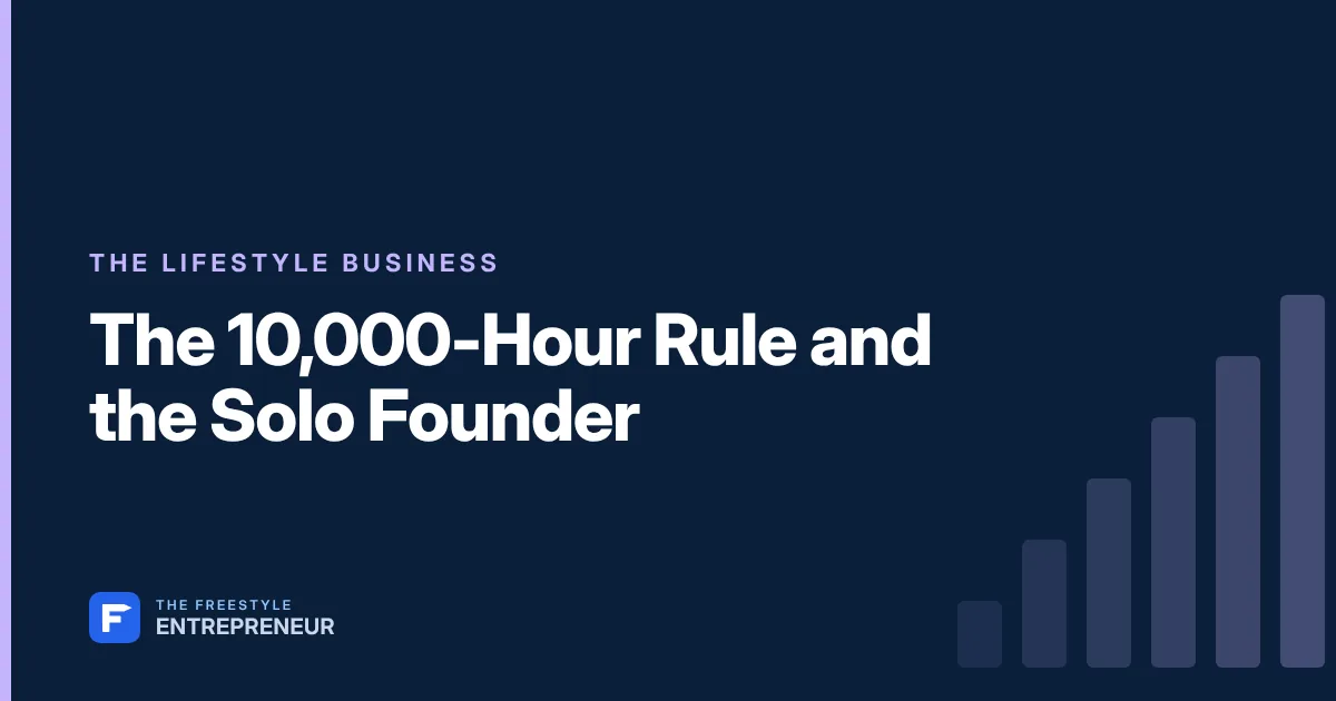 The 10,000-Hour Rule and the Solo Founder